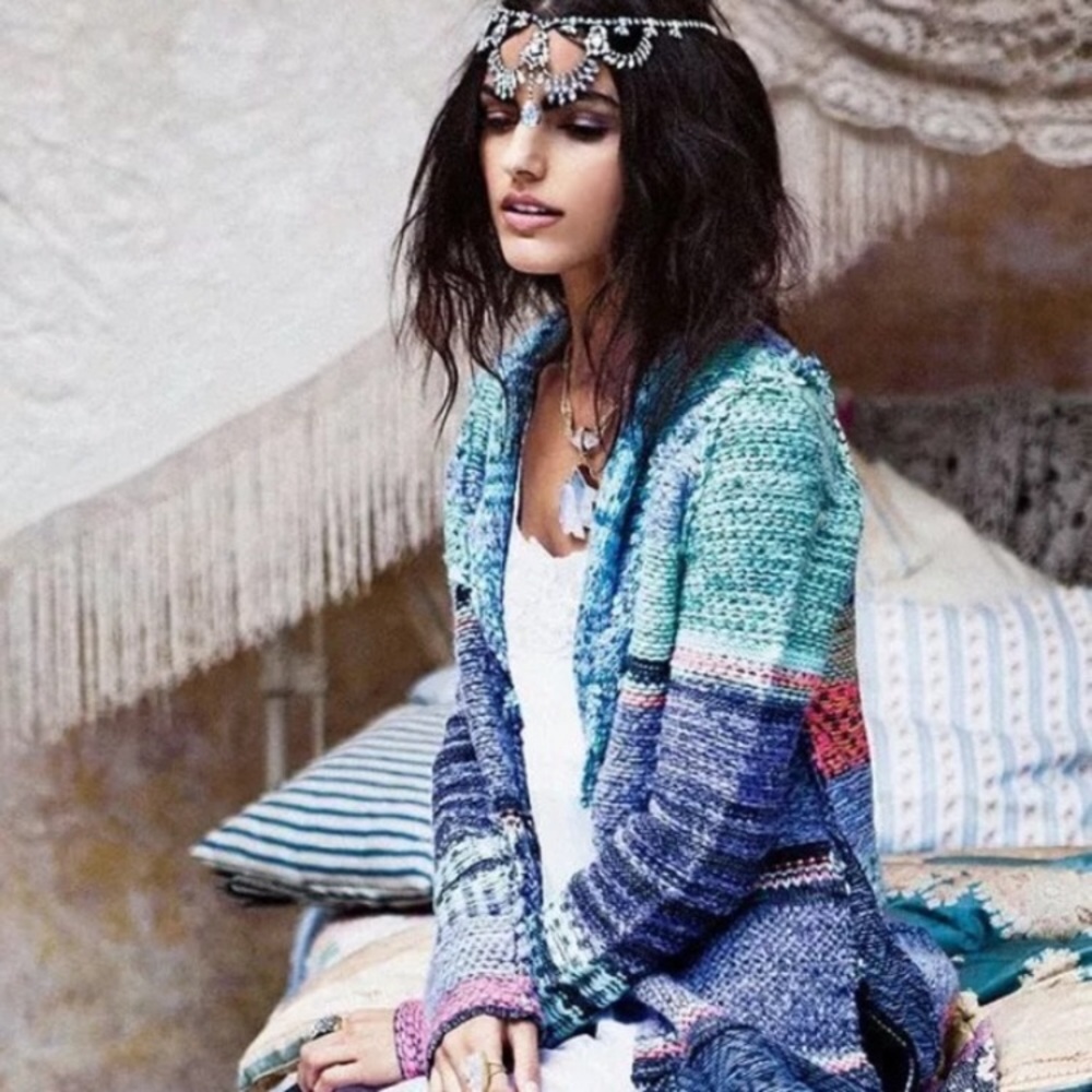 Free People Kryptonite Cardigan 🦄RARE🦄 - Picture 2 of 8